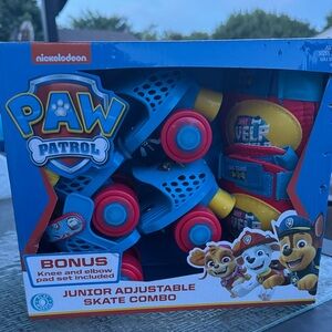 Nickelodeon PAW Patrol Adjustable Skate Set - Blue and Red